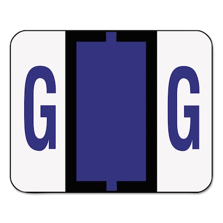 Smead Label, Alphabetic, Color-Coded, G, Violet 67077